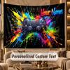 Fantasy Adventure (19) Theme Wall Tapestry Customized With Name Text Personalized Hanging Tapestry For Bedroom Living Room Decor