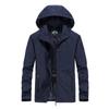 Jacket Men's Spring and Autumn Thin Casual Jacket Jacket Youth Loose Large Size Hooded