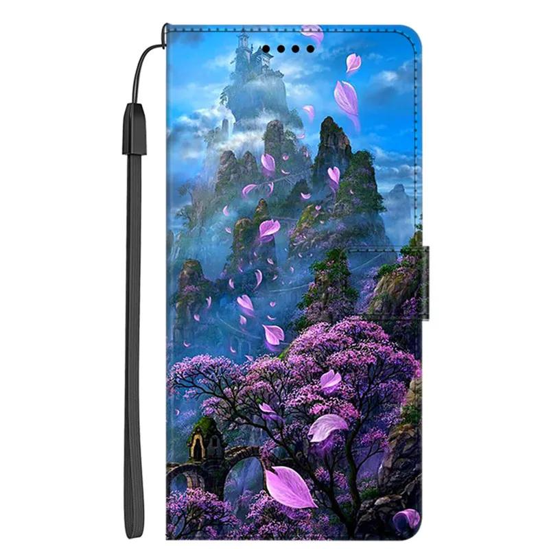 Чехол-книжка с магнитом из кожи для Motorola Edge 60 Pro, кошелек-книжка с откидной крышкой для Moto Edge 50 Neo S50 G05 G24 Power, Чехол для телефона Funda