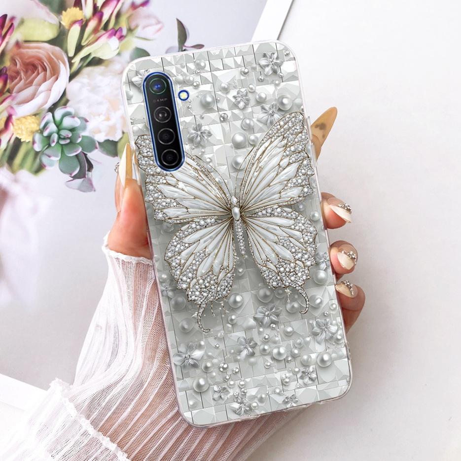 For Realme X2 Case Realme XT RMX1921 Luxury Butterfly Tree Painted Cover Soft Slim Phone Cases For Realme X2 Pro RealmeXT Fundas