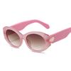 European American Stylish Sun Glasses for Women Cat Eye Shape UV Protection Ladies Sunglass Holiday Travelling Outdoor Sunglass