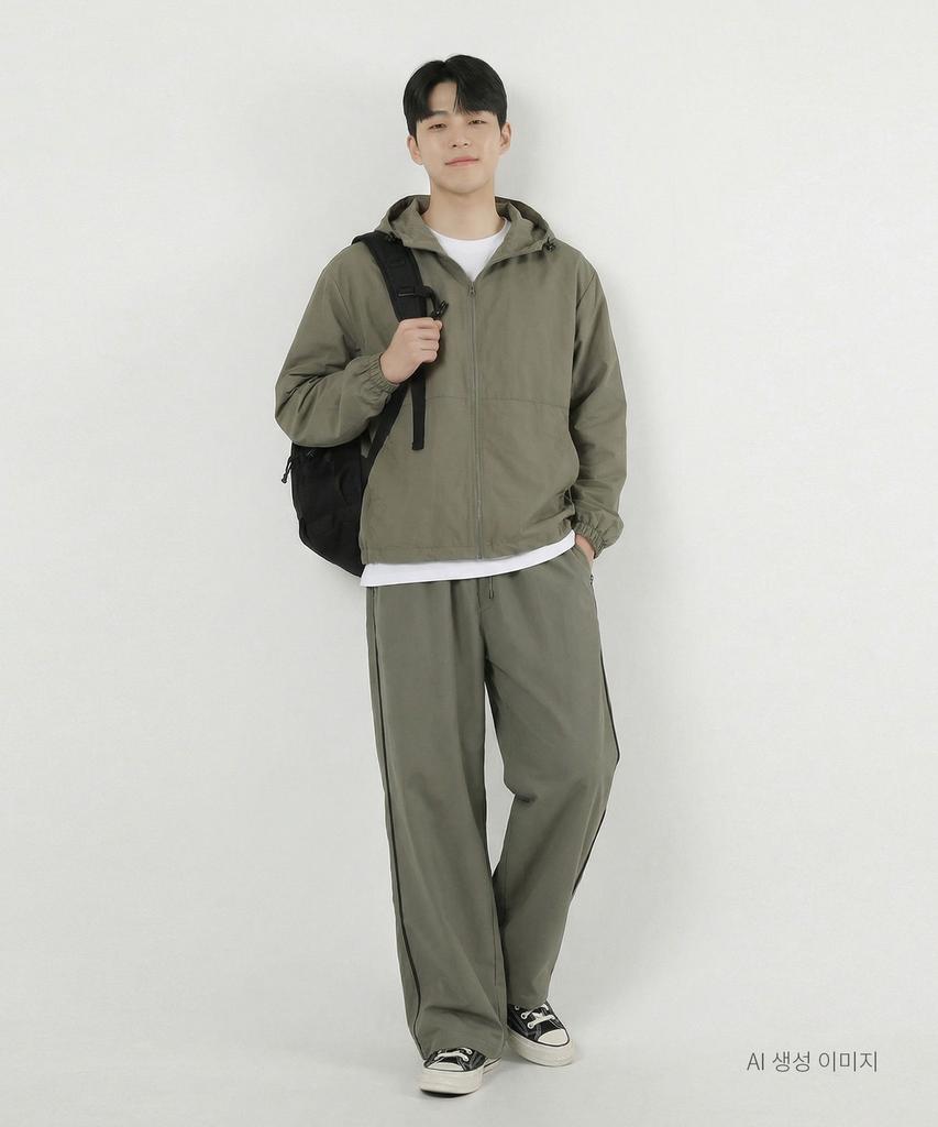 UMM Two-Stripe Wide Training Track Pants 3 Colors