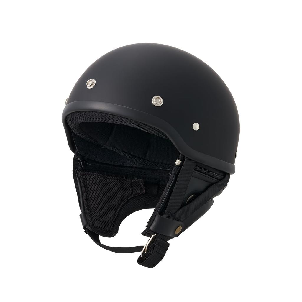 Мотоциклетный шлем Marushin MCH5 Half Helmet Matte Black Free Size Product MZH003 MZ-HALF (57-60см) Число