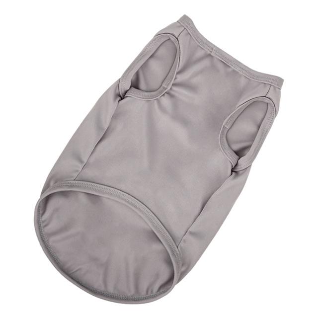 XS-XXL Летняя футболка из чистого хлопка для щенков, мягкая однотонная майка для собак, футболки с рисунком кошек для маленьких, средних и больших собак