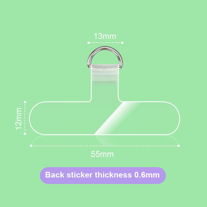 Чехол для мобильного телефона из ТПУ, ремешок через плечо, высокая прозрачная прокладка, соединительная накладка, фиксирующая пленка против потери