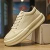 Толстая подошва Мужская повседневная кожаная обувь Уличный стиль Мужские кроссовки Модная обувь для вождения Прогулочная обувь Молодежная подростковая вулканизированная обувь