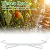 Greenhouse Vine Support Hooks 10 Pack with 10m Nylon Rope for Tomato Cucumber Bean Melon Plant Hanging and Securing