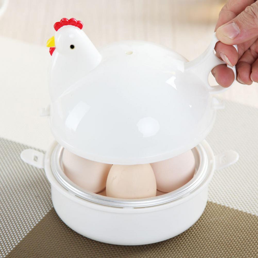 Kitchen Cooking Steamer Oven Egg Steamer Hen Shaped Reusable High Capacity Microwave Safe Multifunctional Cooking Food Grade 4 E