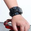 Панк Кожаный Ремешок для Apple Watch 7 6 5 4 3 SE iWatch 38 40 41 45 42 44 мм Аксессуары для Смарт-часов