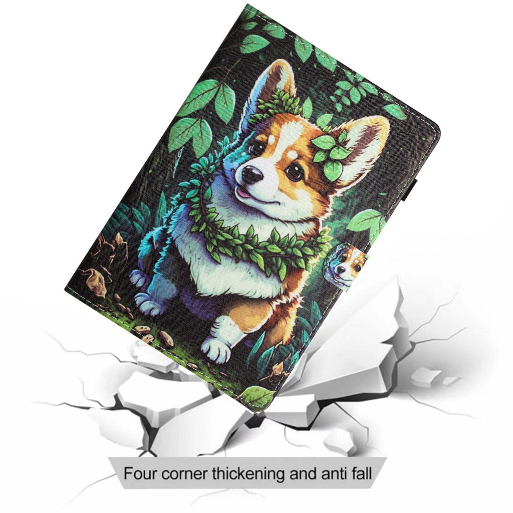 For iPad mini,iPad Air,iPad 9.7,iPad Pro 11,iPad Pro Cute Animal and Landscape Pattern Design PU Leather Tablets Case