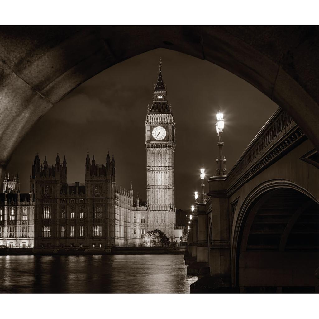 Rod Edwards Darkness Falls London Print