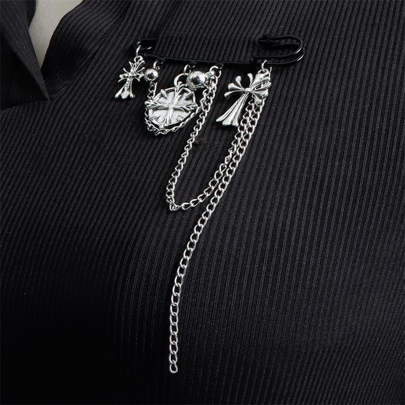 Элегантная брошь-кисточка с жемчужной цепочкой, модная женская одежда, декор, аксессуары, ювелирная булавка, булавки для регулировки талии брюк, подвеска для сумки, подарки