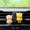 Cute Pig Decoration Accessories Air Conditioning Outlet Perfume Clip Car Air Freshener Aromatherapy