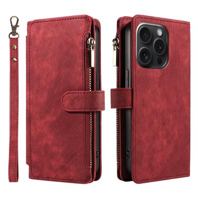 Чехол-кошелек из ПУ кожи для IPhone 17Air 17 Pro Max 16 Pro Max 16e 15 14 13 12 11 Pro Max Plus, книжка