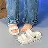 Fashion Women New Platform Slippers Outdoor Fashion Thick Sole Beach Sandals Comfort Soft EVA Slides Non-slip House Bath Slippers