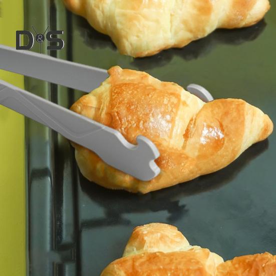 Зажим для еды, противоскользящая ручка, щипцы для сервировки еды, универсальные щипцы для барбекю, кухонная утварь для домашнего пикника