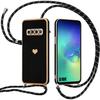 Case - Samsung - Galaxy S10e - Shockproof - Scratchproof - Black Shoulder Strap