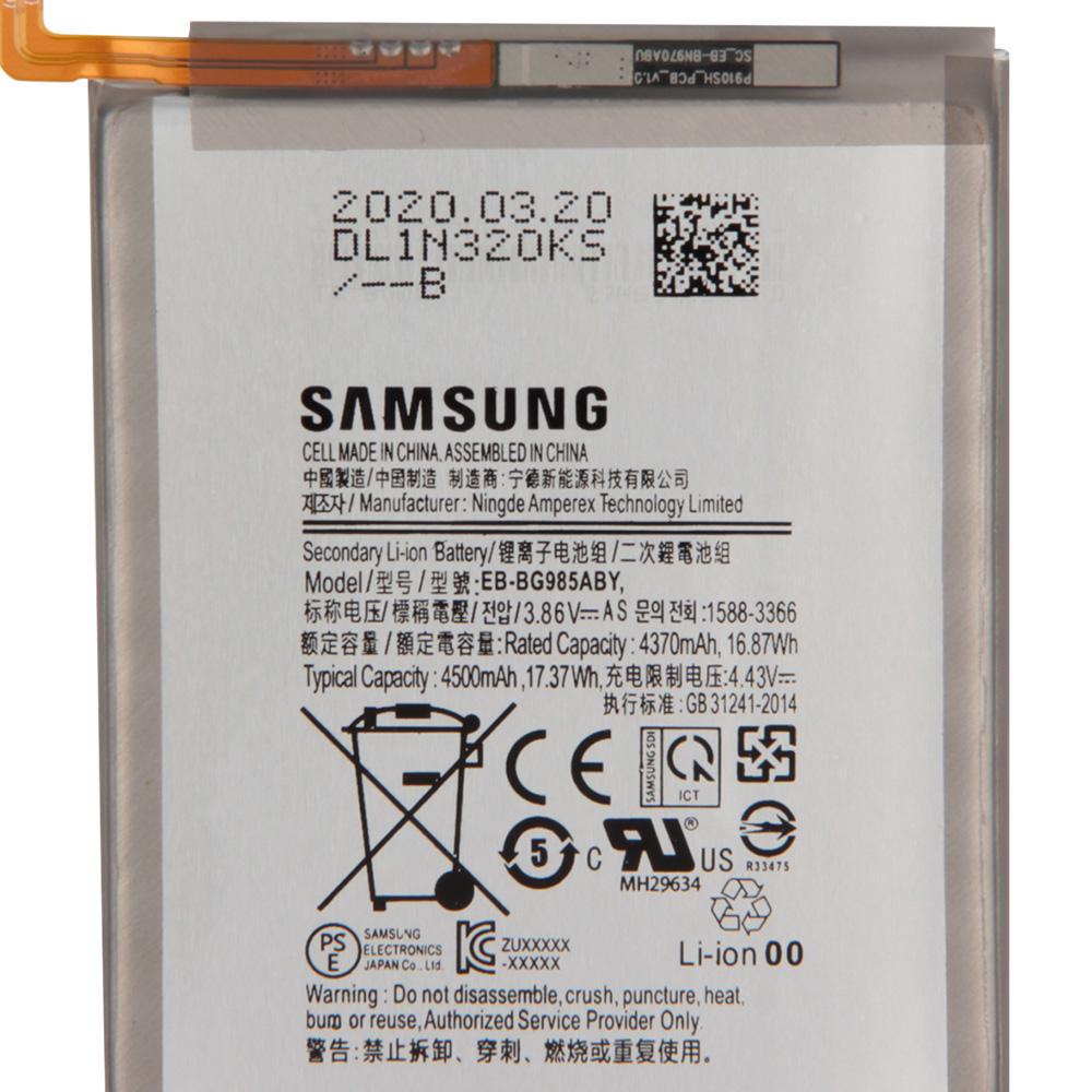 Samsung Original Replacement Phone Battery EB-BG985ABY For Samsung Galaxy S20 Plus S20+ 4500mAh