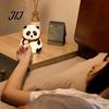 Children Room Nightlight Silicone Panda LED Night Light, Rechargeable Cartoon Bedside Lamp with 7 Kids Sleeping Light Colors, Soft Color Changing Desk