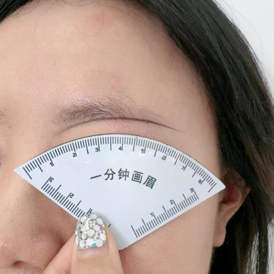 1/2/3/4/5Pcs Fast Drawing Eyebrow Design Ruler Microblading Mapping Shaping Template Tool Permanent Eyebrow Makeup Drawing Guide Ruler