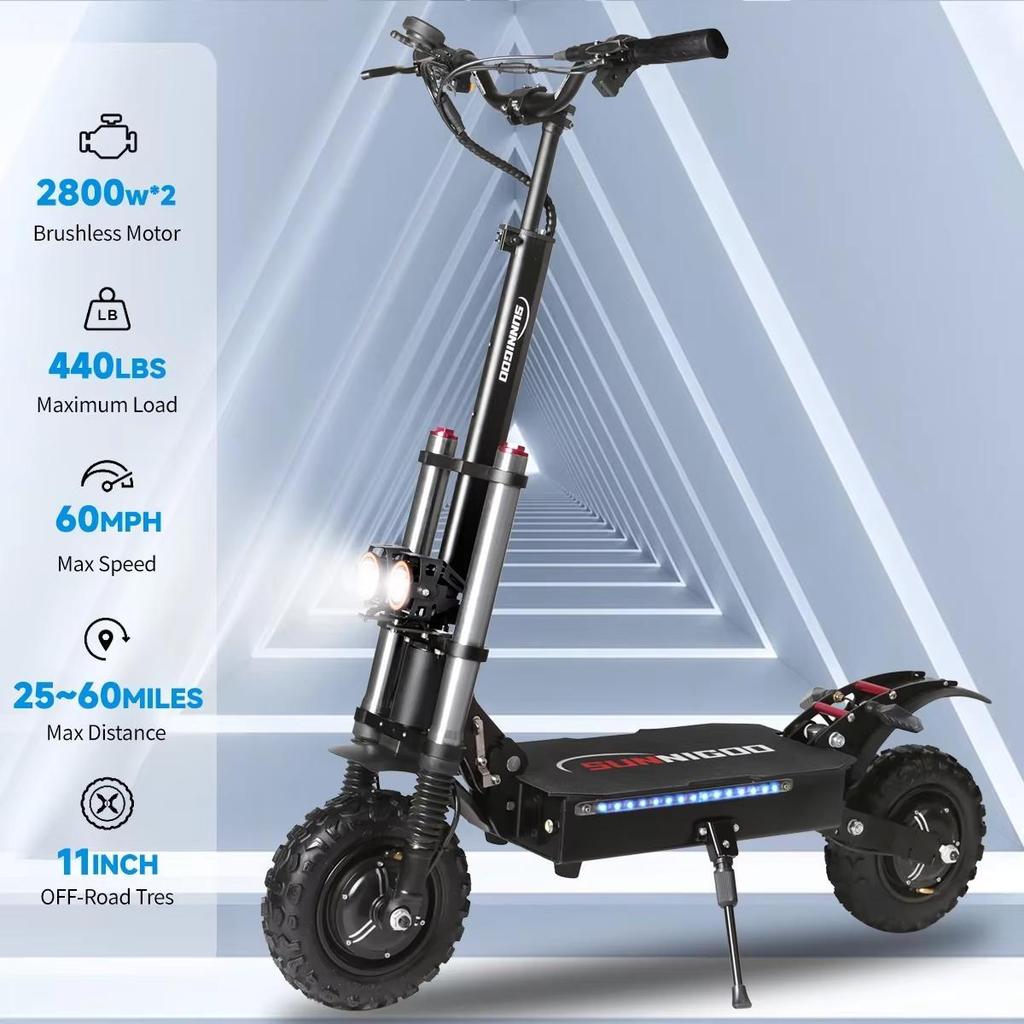 EU New N3L MAX 800W 48V 15AH Folding Electric Scooter for Adults, 45km/h Top Speed, 45-60km Range, LCD Display, 120kg Load