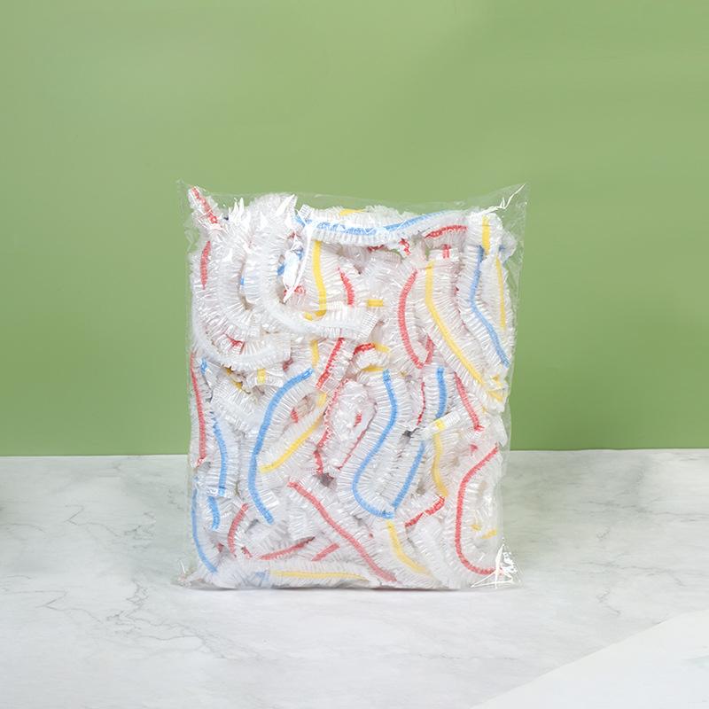 50/100 шт., полиэтиленовая пленка, эластичная крышка для миски, одноразовая и безопасная, сохраняет еду свежей и вкусной, идеальная кухонная необходимость