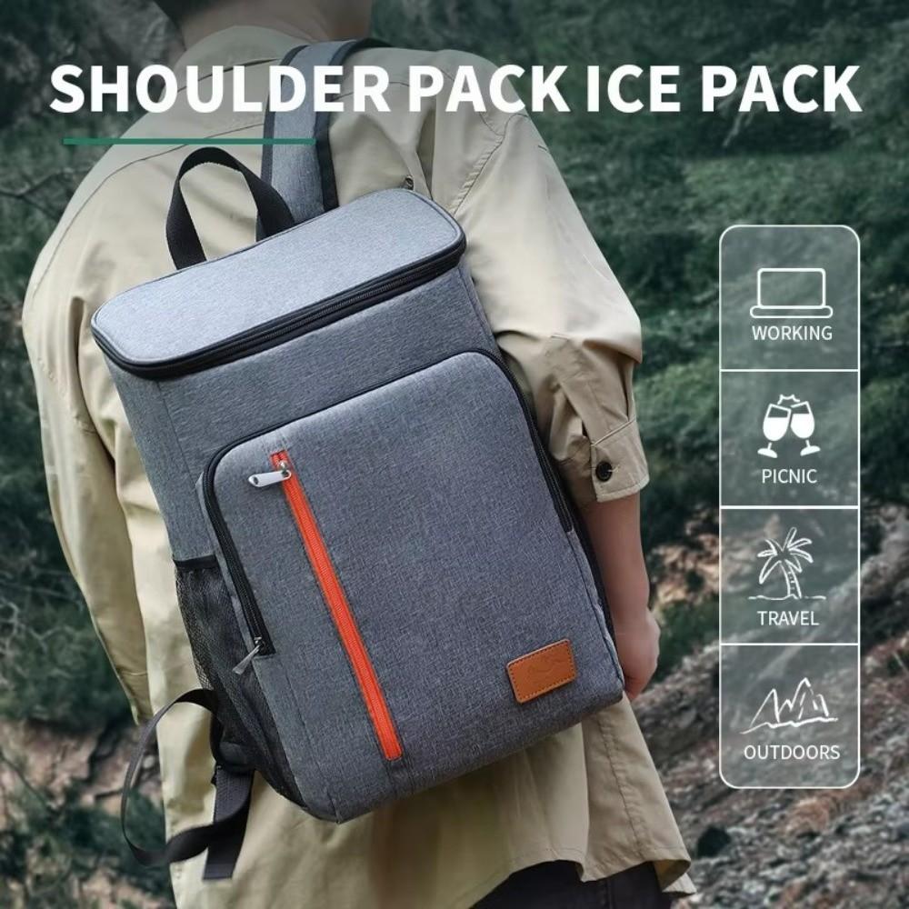 Oxford Insulated Backpack Insulated Large Capacity Cooler Bag Portable Thermal Lunch Bag Picnic