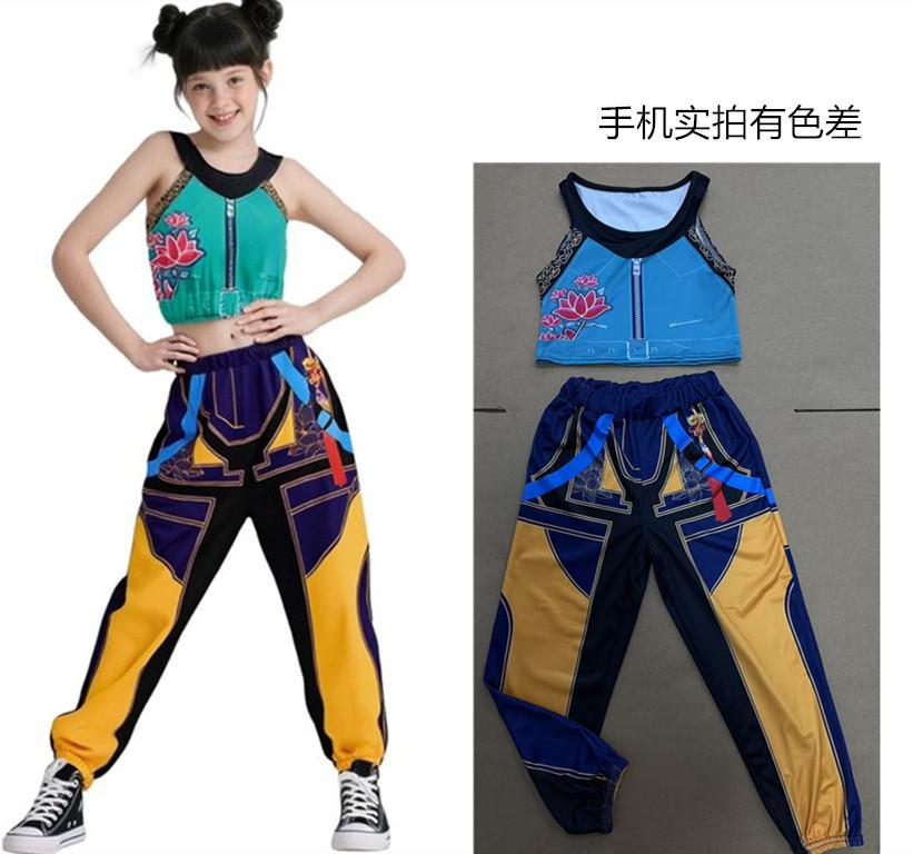 Детский Kpop Косплей Охотника на демонов Руми Зои Мира Костюм для косплея Комплект 3D Принт Детская Одежда для сцены Хэллоуин Вечеринка