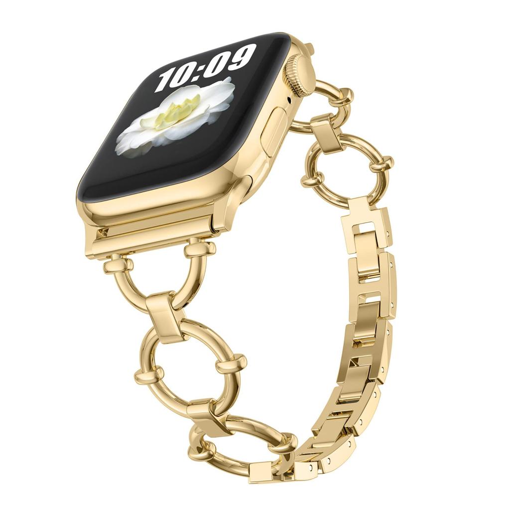 Ювелирный ремешок-цепочка для Apple Watch ремешок 8 Ultra 49 мм Meatal ремешок для iwatch 7 6 se 5 4 3 41 мм 45 мм 38 мм 40 мм 44 мм браслет