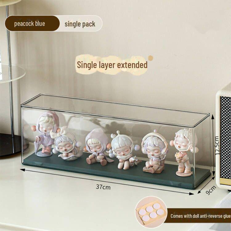 Прозрачный акриловый ящик для хранения LEGO и моделей, пыленепроницаемое матовое покрытие