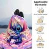 1pc Stitch Printing Blanket - Soft, All-Season Throw for Living Room, Bedroom,Travel