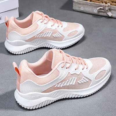 Новые женские кроссовки для бега Wild Breathable Mesh Single Women Fashion Students Sports Shoes Casual Shoes 2024