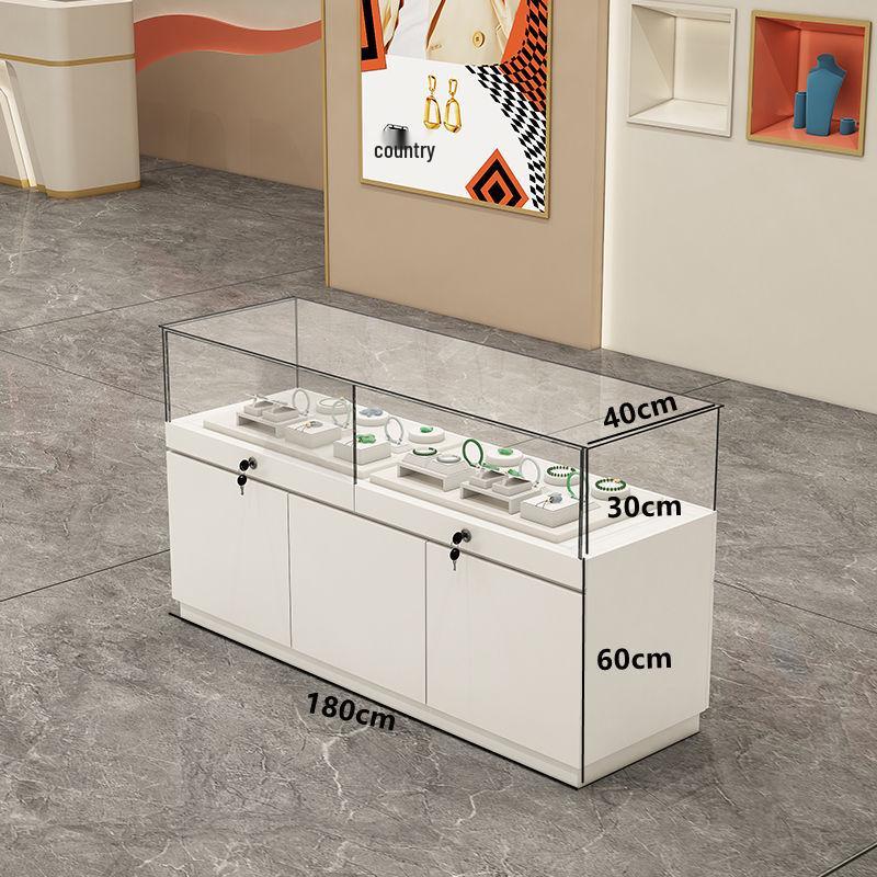 Glass Display Cabinet for Jewelry, Mobile Phones, Eyewear, and Museum Artifacts