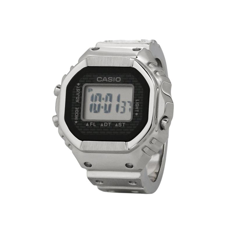 Casio Часы-кольцо на 50-летний юбилей Кварцевые Стальной ремешок Мужские и женские одинаковый стиль Серый циферблат CRW-001-1JR