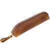AIGUONIU Genuine Retro Cowhide Leather Zipper Pencil Case Large Capacity Student Stationery Extended Version Pen Bag