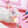 Cute Rabbit Glow Watch Egg Pattern Electronic Watch for Christmas and Halloween Gifts