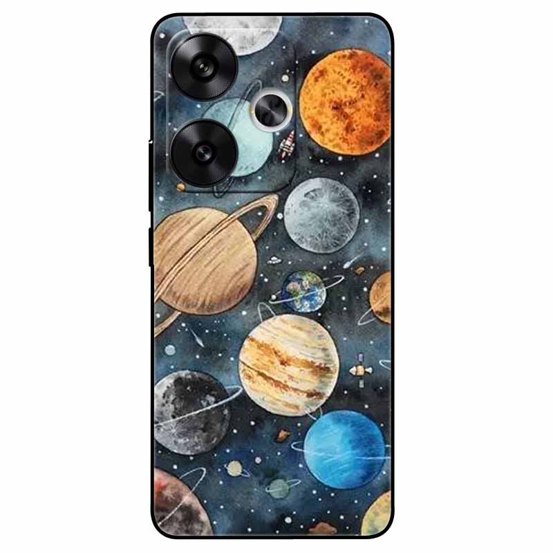 Чехлы для Xiaomi Poco F6 Мягкие силиконовые Защитные Модные ТПУ Задние крышки для телефона Для Xiaomi Poco F6 Pro/Redmi Turbo 3 ТПУ Чехлы