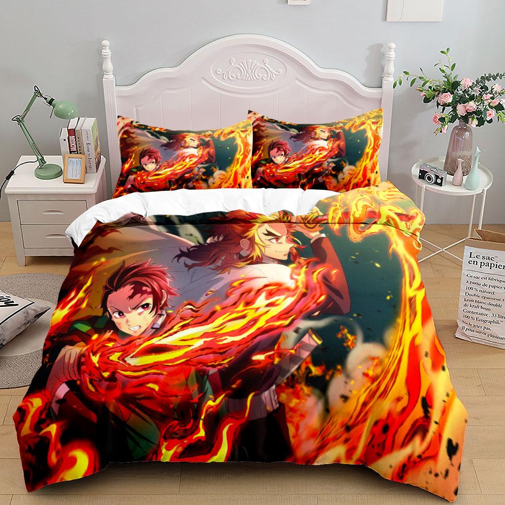 Иноске Мальчики Комплект пододеяльника EU Односпальный Двуспальный Кинг-сайз US Твин Фулл Квин-сайз истребитель Постельные принадлежности