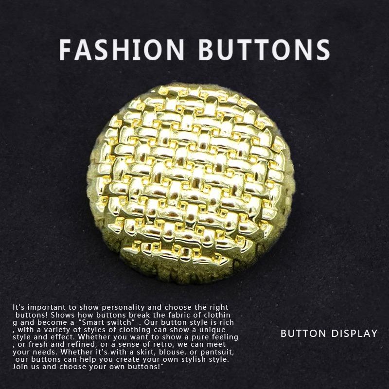 10 шт. металлических пуговиц, изысканное золото в национальном стиле, круглый новый китайский высококачественный свитер, кардиган и большие пуговицы для одежды.