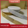 Gold-Silver Elastic Bands: Glitter, Jacquard, Bright Silk, Knitted Waistbands