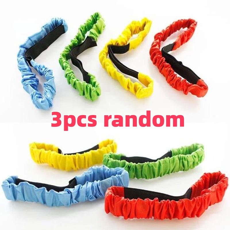 2-Person 3-Foot Group Game Multiplayer Outdoor Gathering Game Sports Foot Binding Rope Parent-Child Game Elastic Bandage