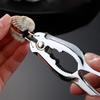 Stainless Steel Nut Cracker, Multifunctional Seafood Shell Opener, Heavy-Duty Walnut Clamp – Ergonomic Kitchen Gadget for Clams, Oysters, and Nuts