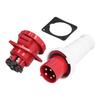 Industrial Plug Socket 5 Pin 3 Phase Power Connector IP67 Waterproof 380415V 63A 3P+N+E