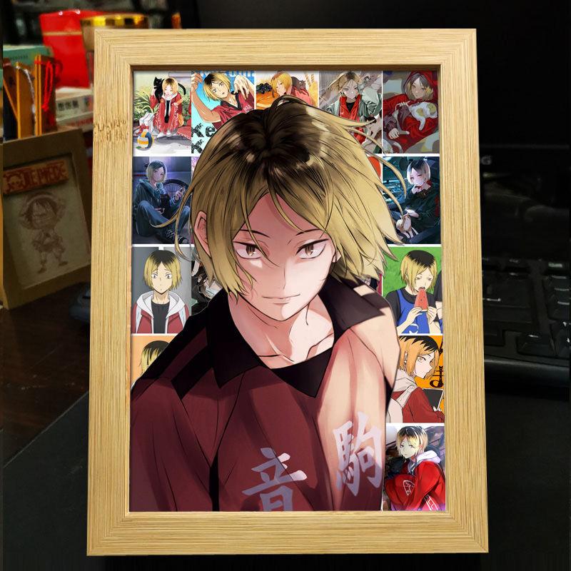 Хайкю!! Украшение фоторамки: Кагеяма Тобио и Хината Шоё - Готовая фоторамка-дисплей в подарок