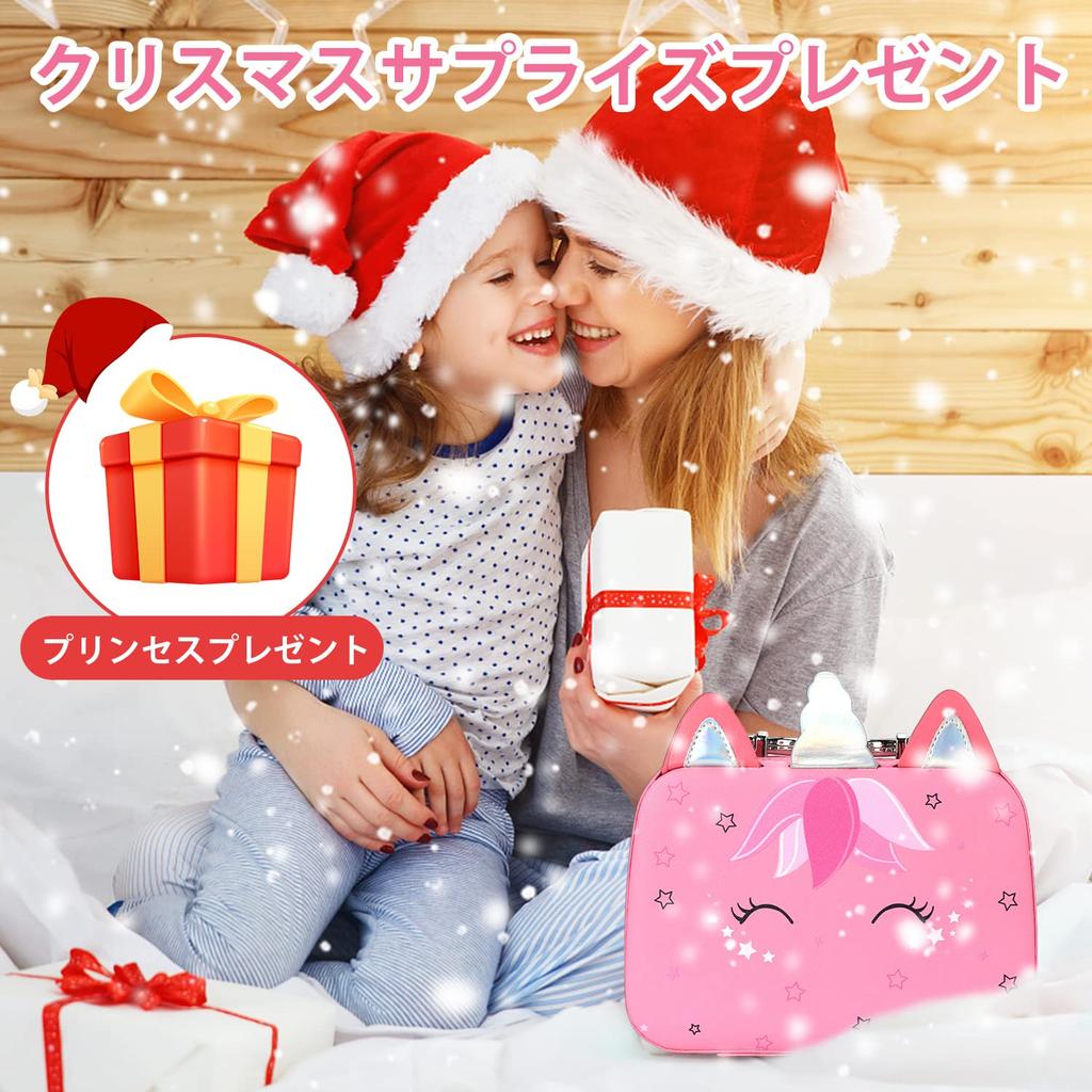 Flybay Kids Pretend Makeup Set with Unicorn Case, 22 Pcs (Pink)