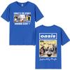 O-Oasis T-Shirts British Rock Band Vintage T-shirt Mens Clothing Cotton Casual Short Sleeve T Shirts Tops Streetwear Fans Gift