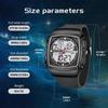 FOXBOX 2025 New Men Watch Top Brand Dual Display Digital Watch Luminous Waterproof Sports Men's Digital Watch