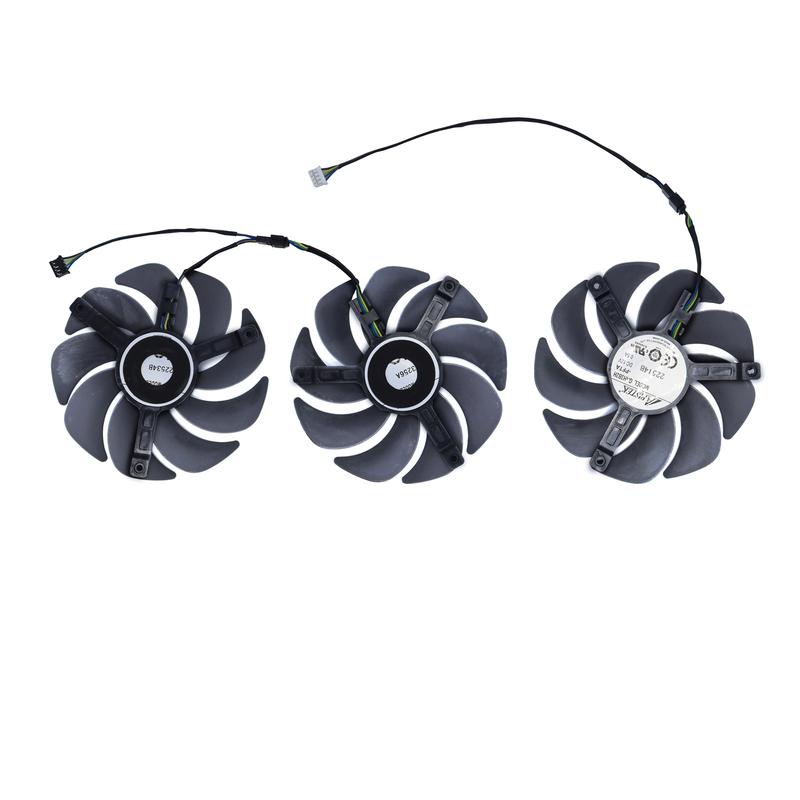 Graphics Card Cooler Video Fan For ZOTAC RTX 4090 4080 AMP Extreme AIRO Moon White,For ZOTAC RTX4090 D PGF 24GB