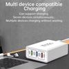 160W USB C Charger Fast Charging 4USB+3TYPE-C EU/US 7 Ports Charging Head Quick Charge QC3.0 Mobile Phone Wall Adapter