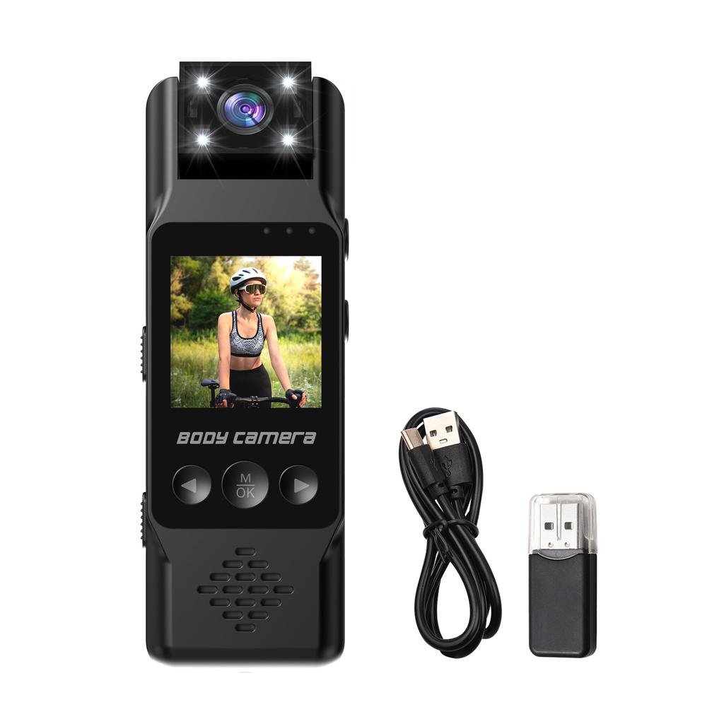 4K WiFi Body Camera with Audio and Video Recording Wearable Body Cam Mini Video Camera Camcorder